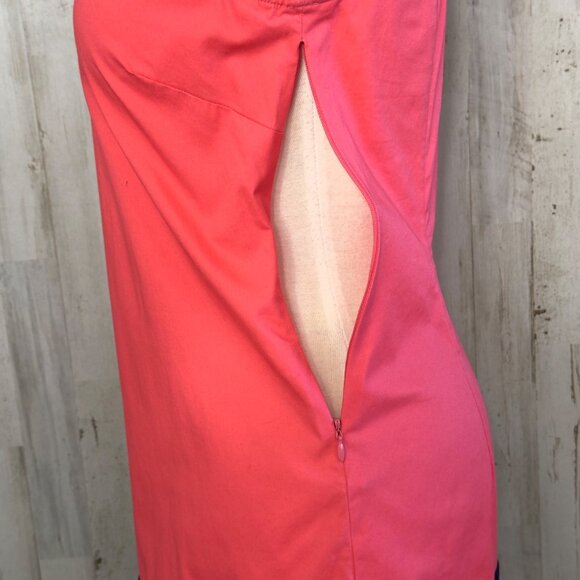 Sail to Sable Navy Coral Colorblock Sleeveles Above-Knee Sheath Dress $238 Sz XS - Picture 9 of 9